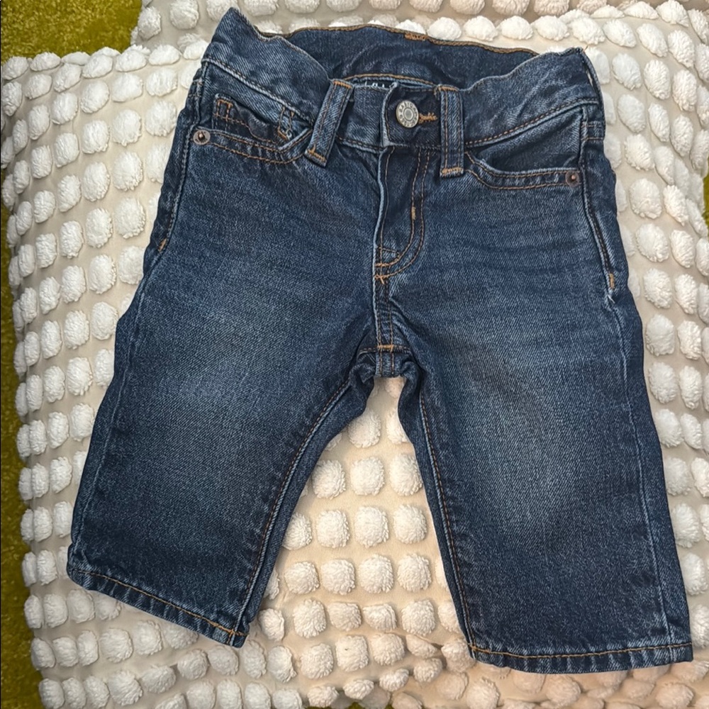 Classic Blue Denim Kids Shorts